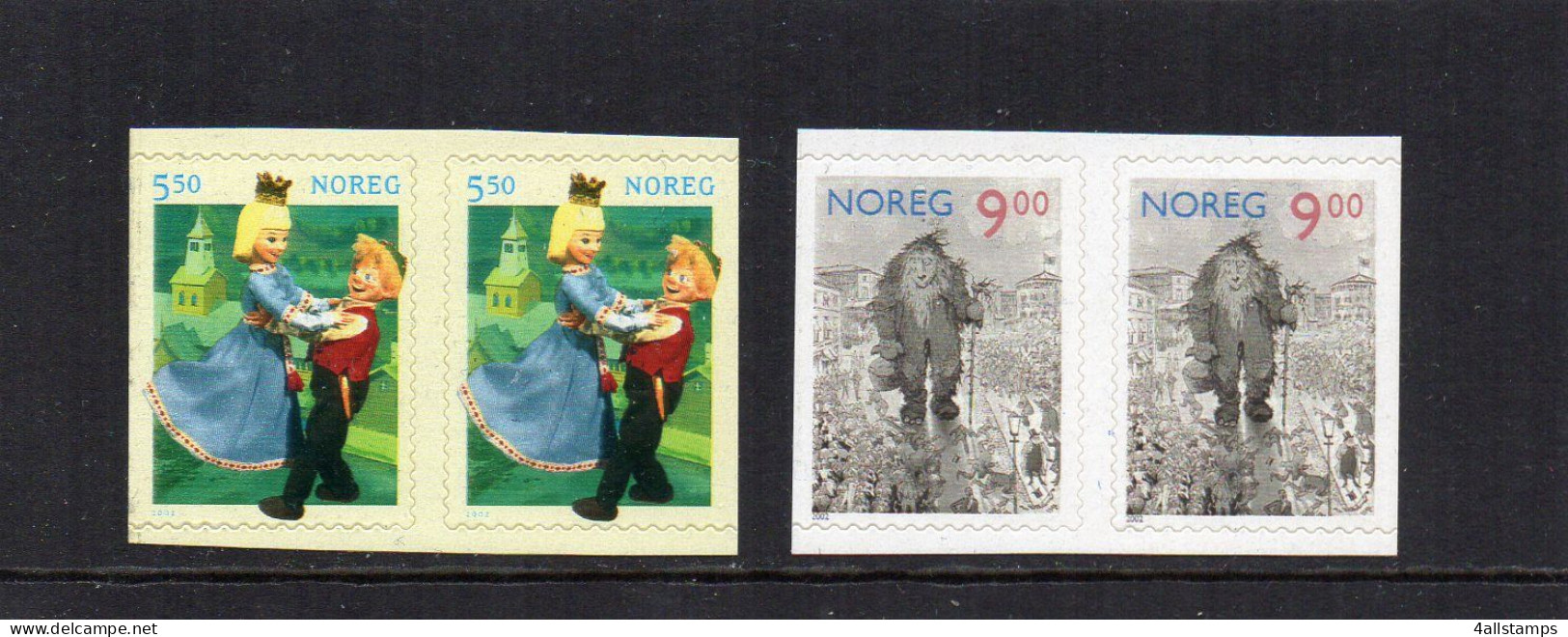 2002 Noorwegen Yv N° 1375/1376 ** : MNH, Postfris, Postfrisch , Neuf Sans Charniere - Unused Stamps