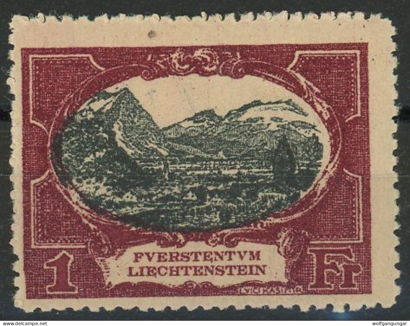 Liechtenstein 1921 Michel Nummer 60 Gefalzt - Gebraucht