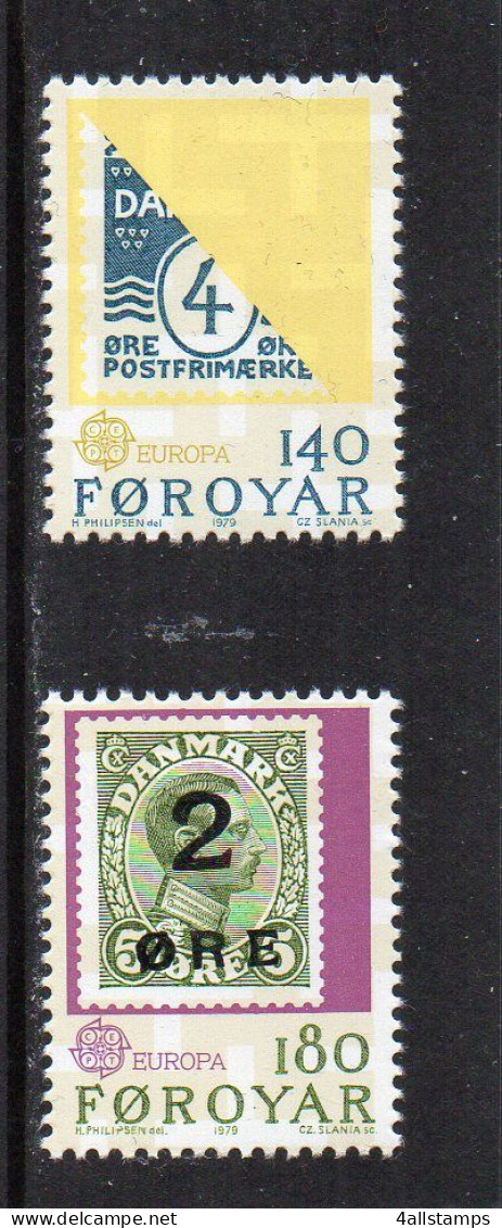 1979 FÄRÖER Yv 37/38 ** : MNH, Postfris, Postfrisch , Neuf Sans Charniere - 1979