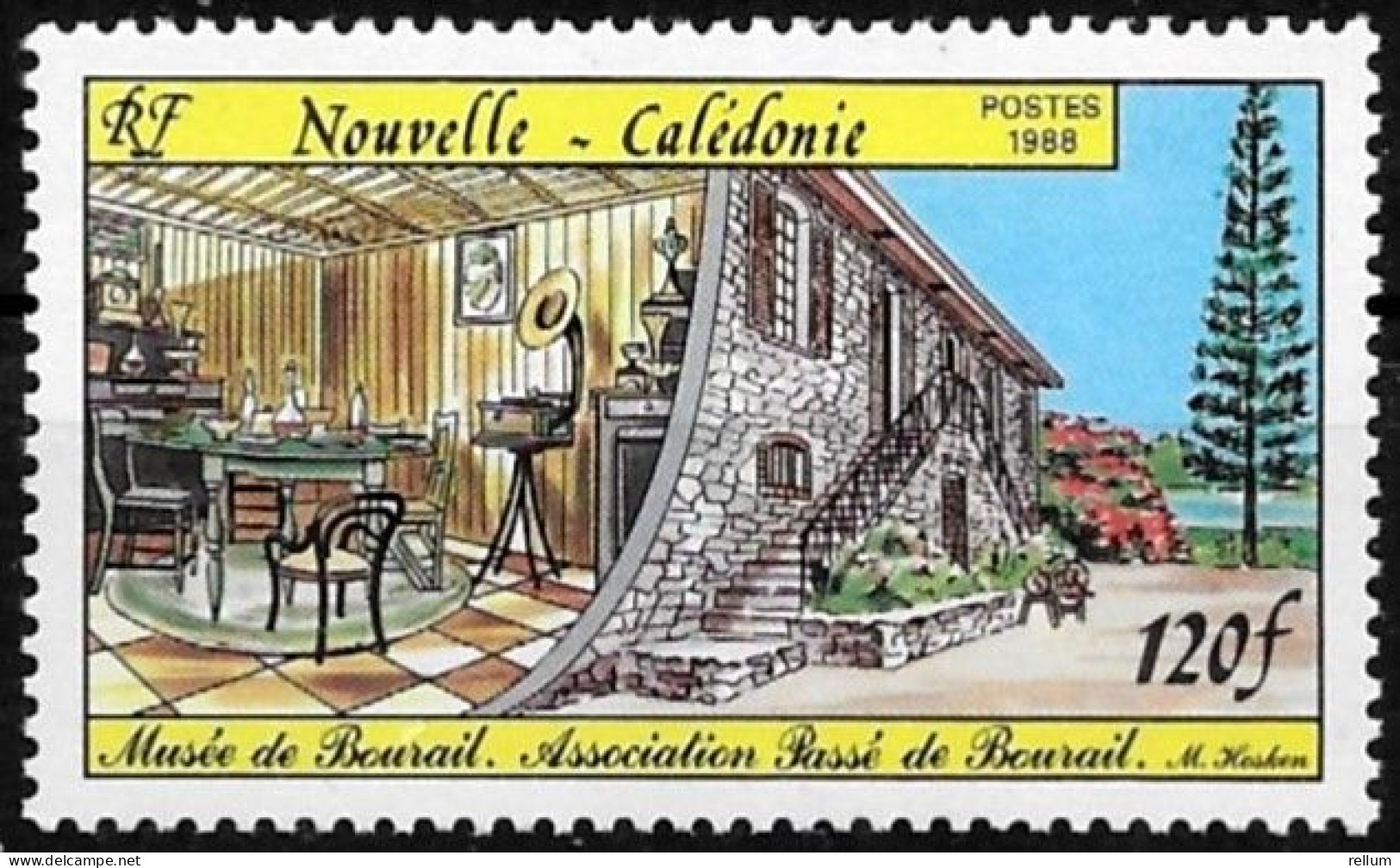 Nouvelle Calédonie 1988 - Yvert N° 558 - Michel N° 829 ** - Nuovi