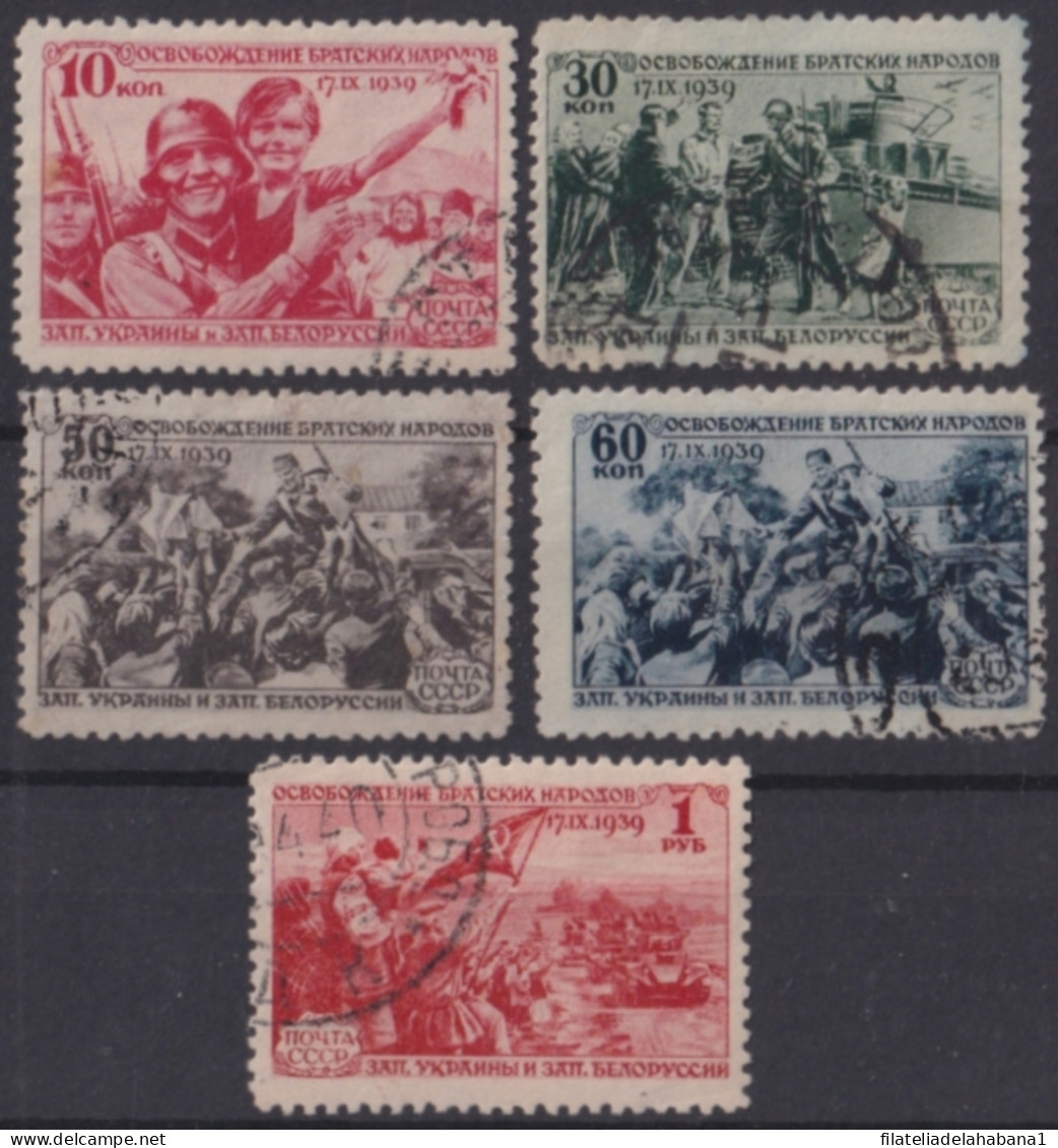 F-EX48440 RUSSIA 1940 USED WESTERN UKRAINE.  - Used Stamps