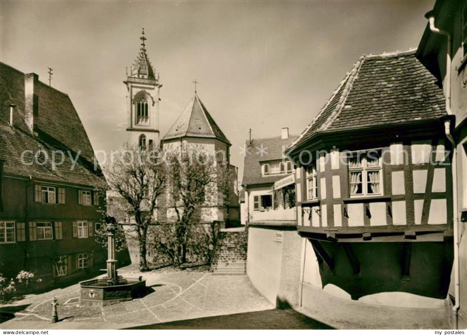 73036794 Pfullendorf Adlerbrunnen Stadtkirche Sankt Jakob Pfullendorf - Pfullendorf