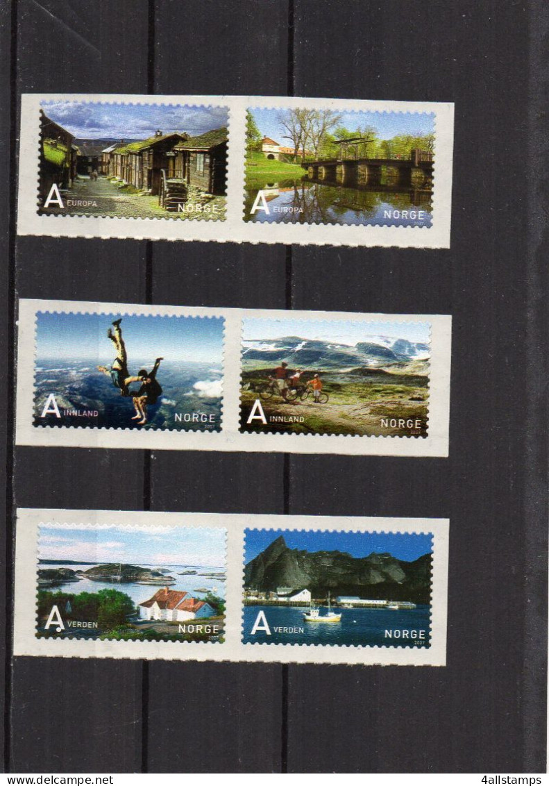 2007 Noorwegen Yv N° 1553/1558 ** : MNH, Postfris, Postfrisch , Neuf Sans Charniere - Unused Stamps