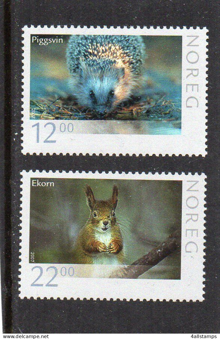 2007 Noorwegen Yv N° 1545/1546 ** : MNH, Postfris, Postfrisch , Neuf Sans Charniere - Unused Stamps