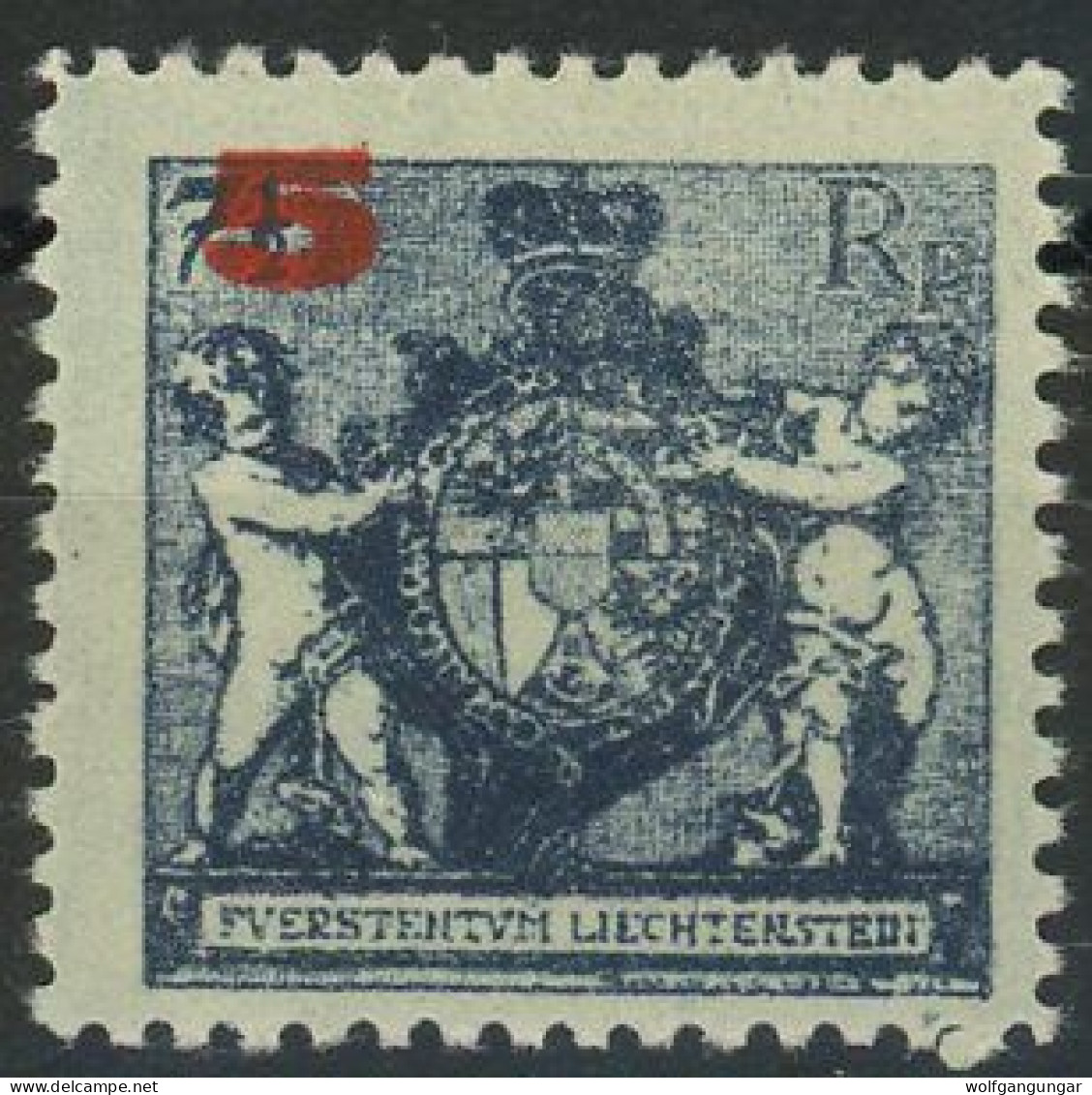 Liechtenstein 1924 Michel Nummer 61B Gefalzt - Gebraucht