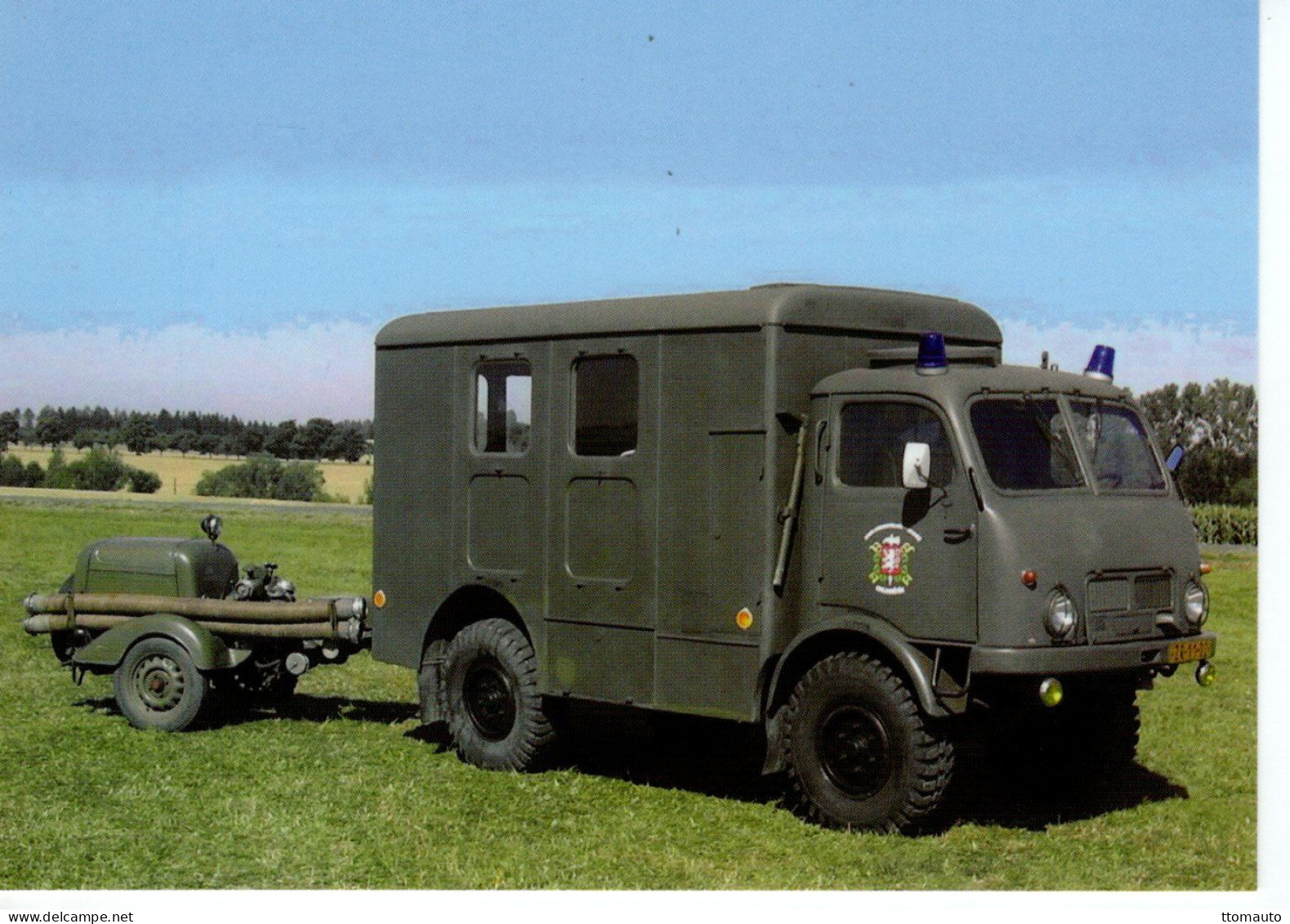 Tatra 805 Dopravní Automobil (1955) - Sbor Dobrovolnych Hasicú Chlumetín-120  - CPM - Camions & Poids Lourds