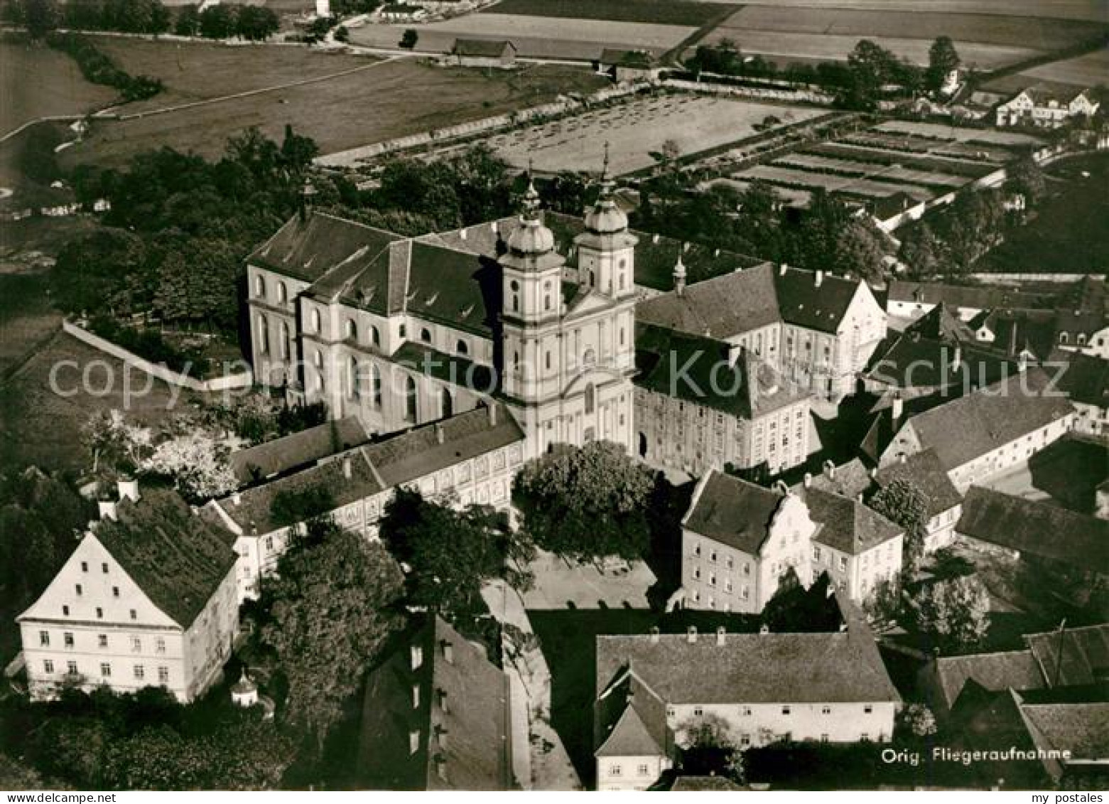 73036416 Waldsassen Fliegeraufnahme Kirche Kloster Waldsassen - Waldsassen