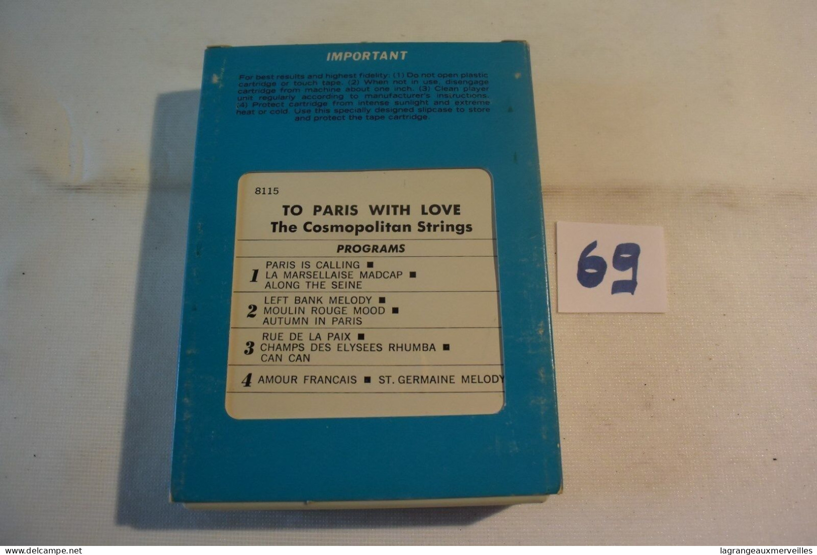 C69 Bande SUPER 8 - To Paris With Love - Film - Bobine - Filme: 35mm - 16mm - 9,5+8+S8mm