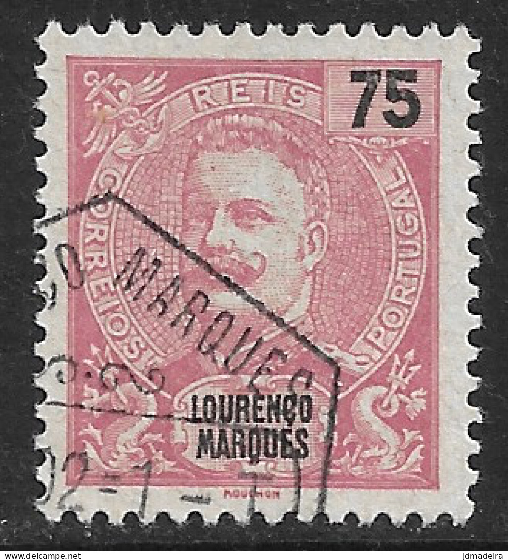 Lourenço Marques – 1898 King Carlos 75 Réis Used Stamp - Lourenzo Marques