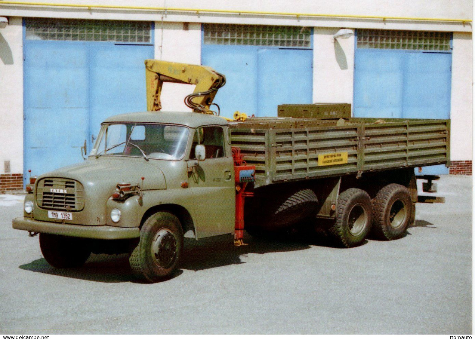 Tatra 148V Camion - Czech Army   - CPM - Transporter & LKW