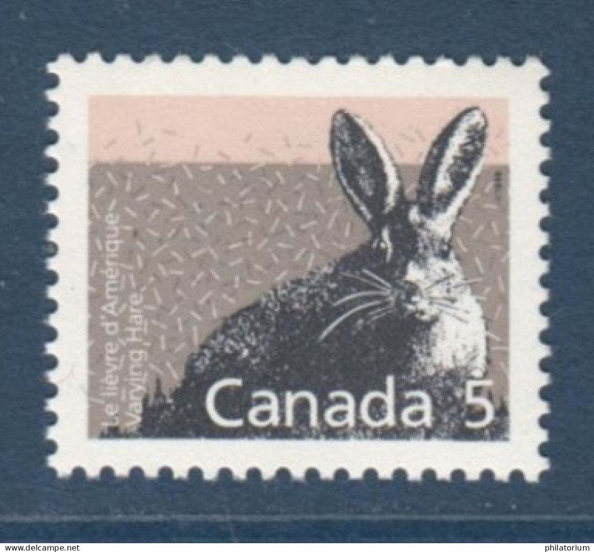 Canada, **, Yv 1067, Mi 1105, SG 1264, Lièvre D'Amérique, Lièvre Variable Ou Lièvre à Raquettes (Lepus Americanus), - Knaagdieren