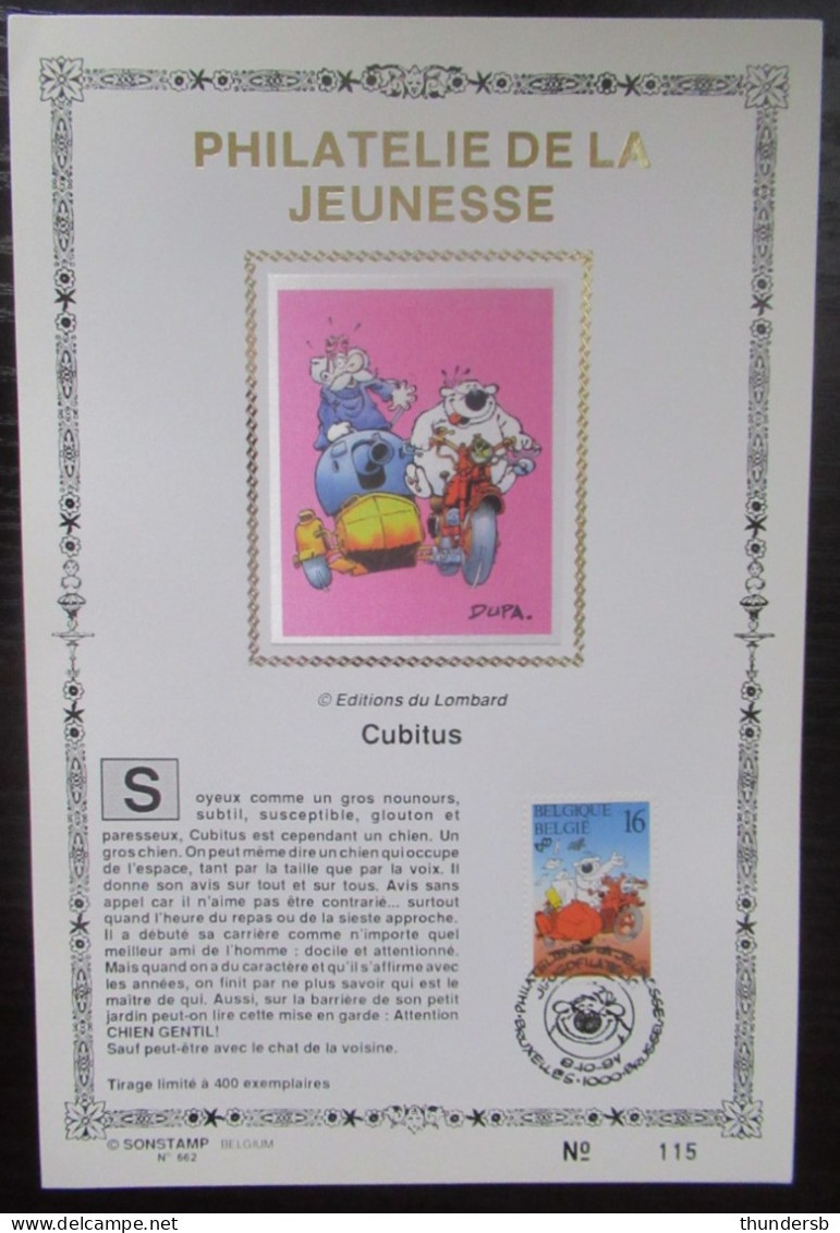 2578 'Philatélie De La Jeunesse: Cubitus' - Tirage Limité à 400 Exemplaires! - Commemorative Documents