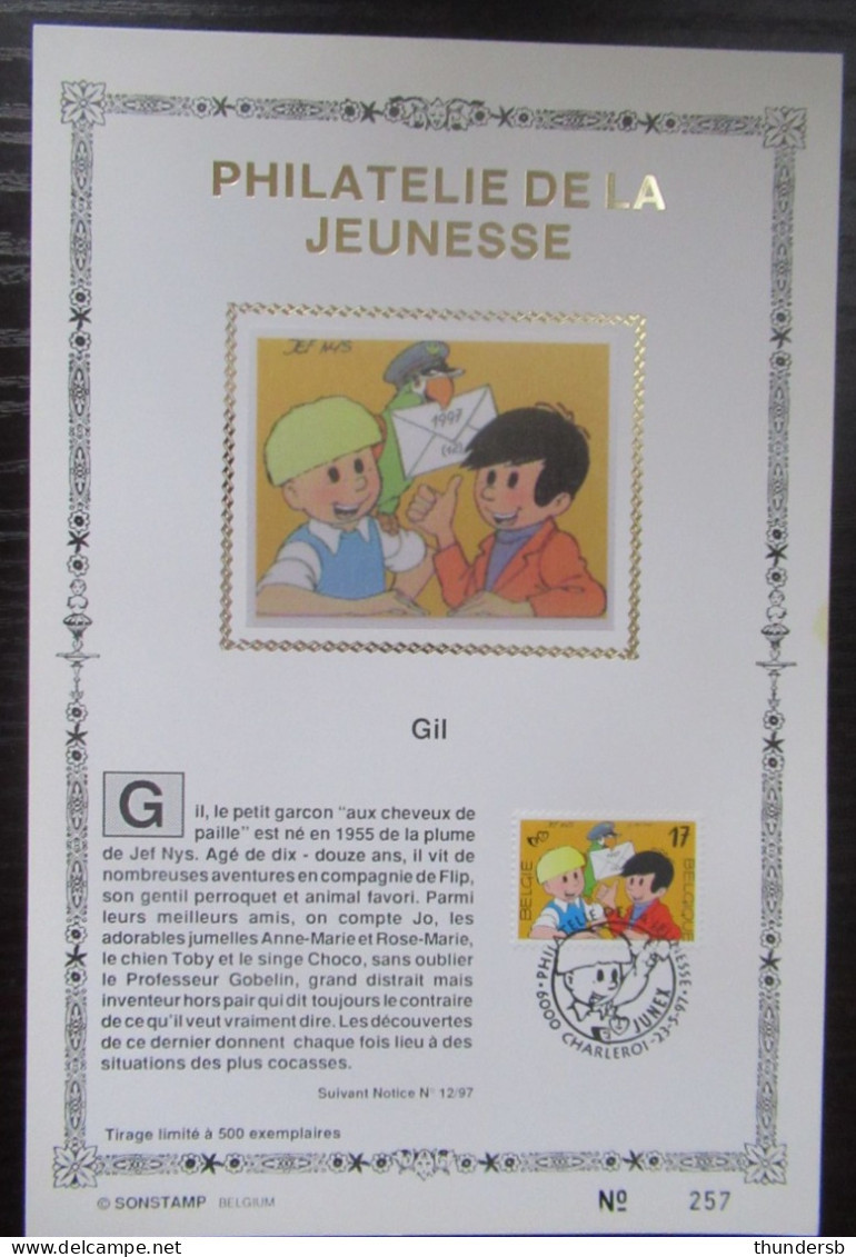 2707 'Philatélie De La Jeunesse: Gil' - Tirage Limité à 500 Exemplaires! - Documenti Commemorativi