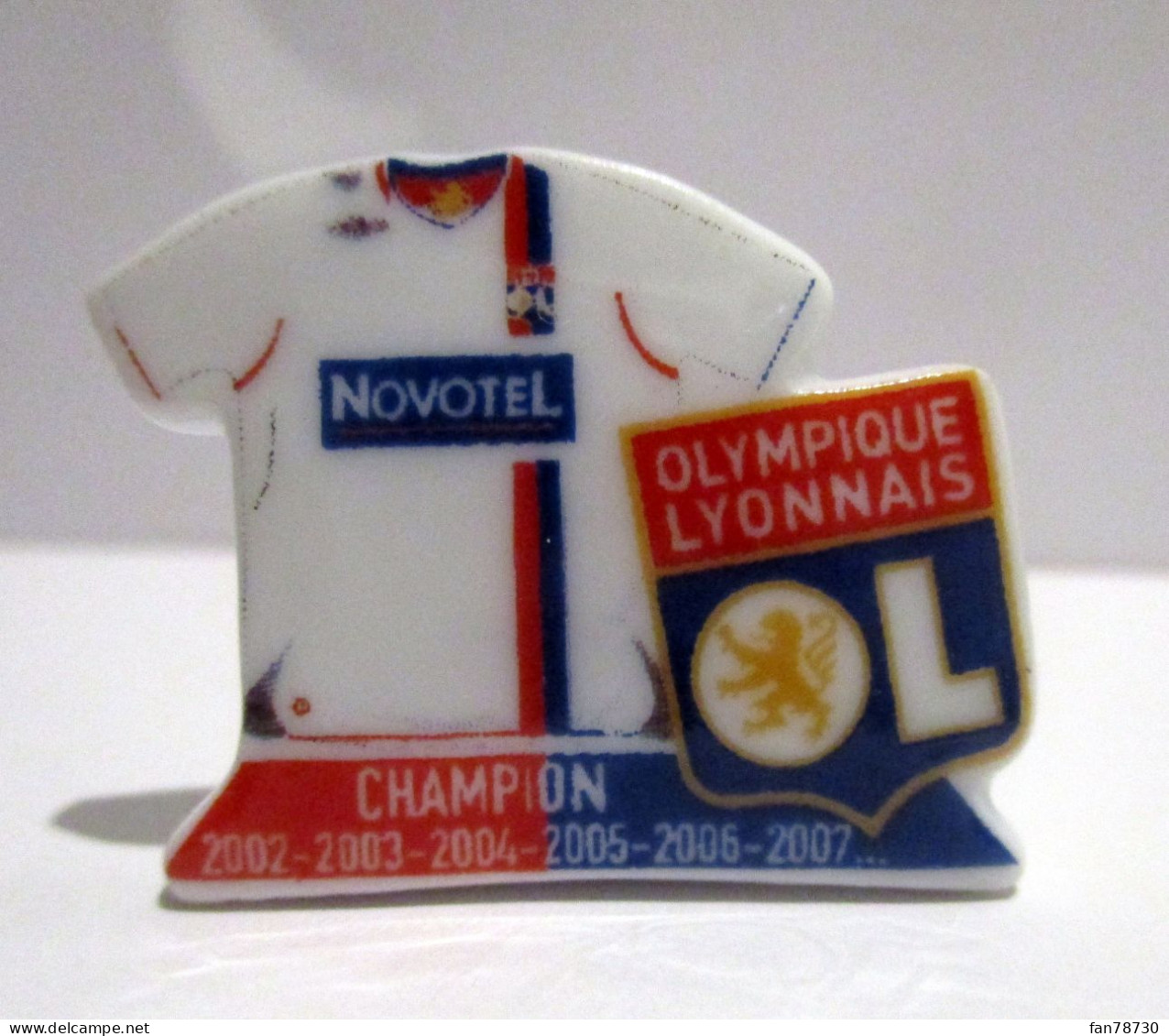 Fève Brillante - Olympique Lyonnais Champion - Titres Consécutifs - Sports