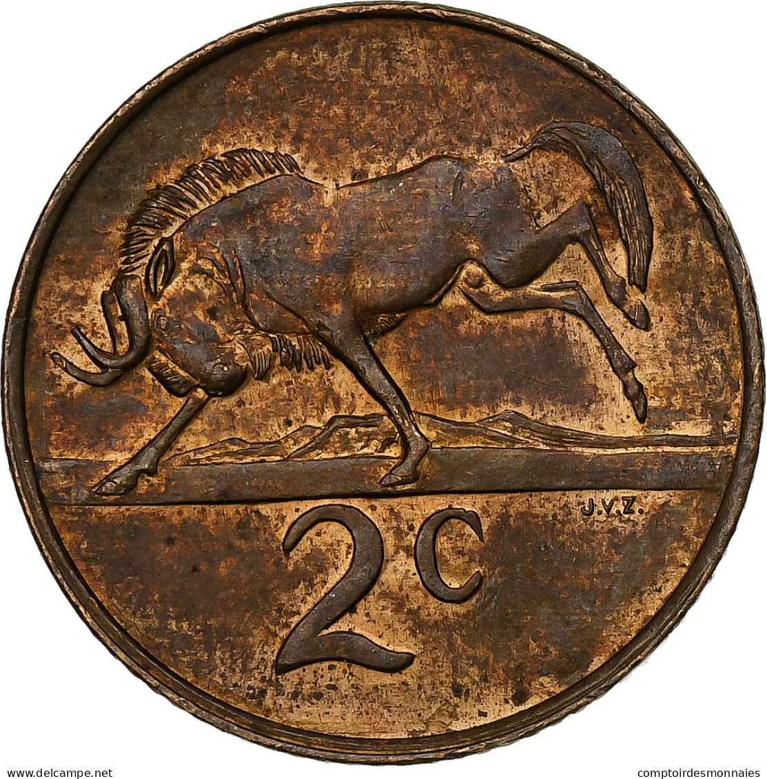 Afrique Du Sud, 2 Cents, 1983 - South Africa