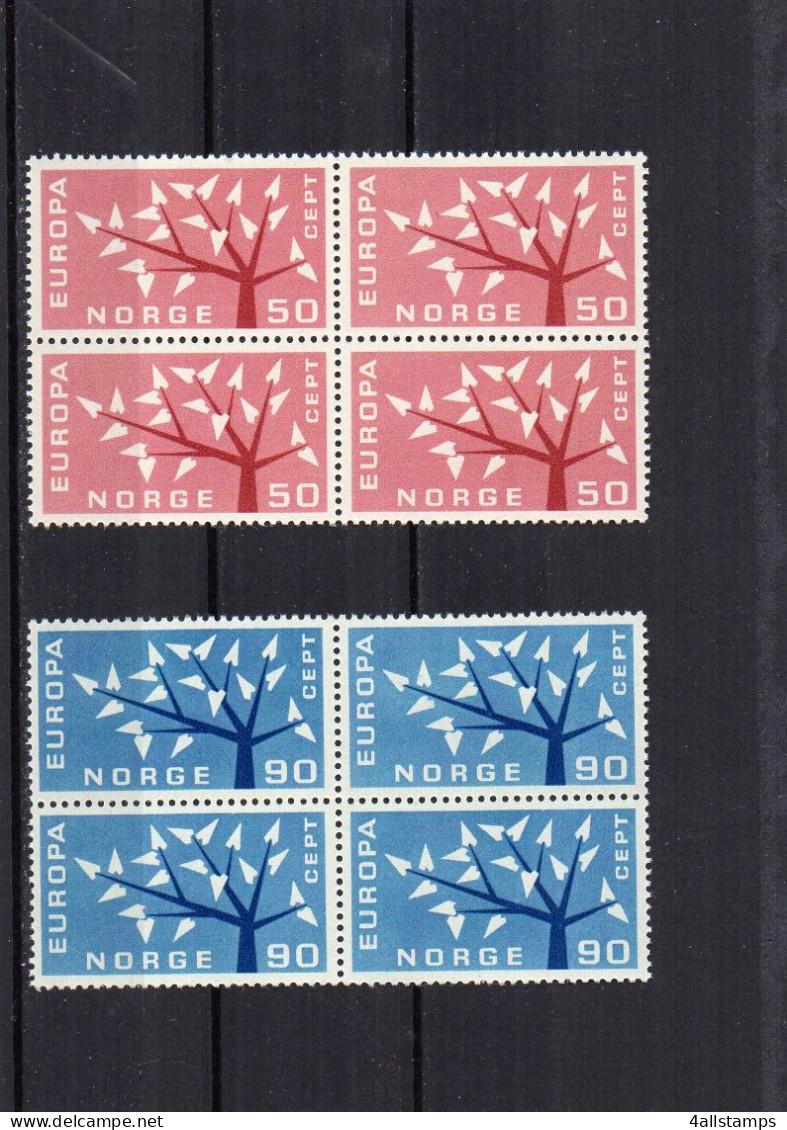 1962 Noorwegen Mi N° 476/477 (blok4) : ** MNH, Postfris, Postfrisch , Neuf Sans Charniere - 1962