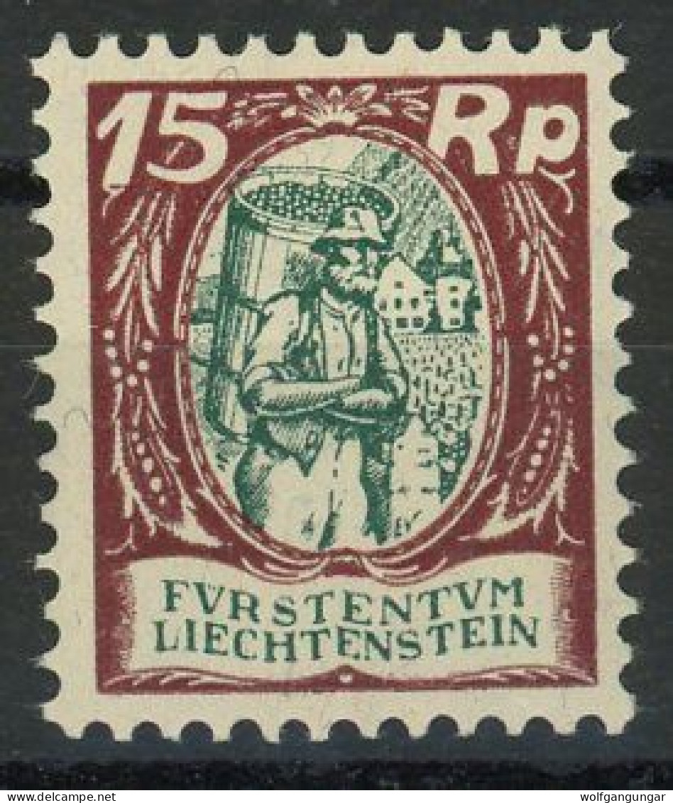 Liechtenstein 1927 Michel Nummer 69 Gefalzt - Gebraucht