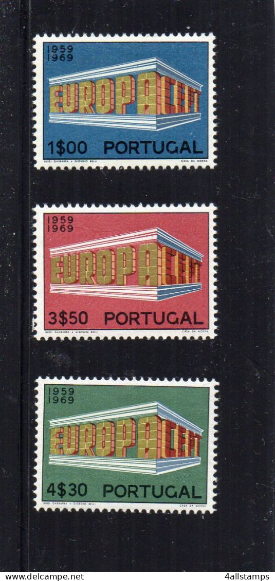 1969 Portugal Mi N°1070/1072 : ** MNH, Postfris, Postfrisch , Neuf Sans Charniere - 1969