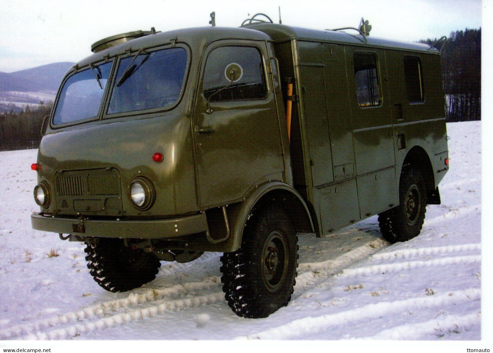 Tatra 805 DUHA Radiovuz (1959) - Tatra Koprivnice - Armáda Ceské   - CPM - Camions & Poids Lourds