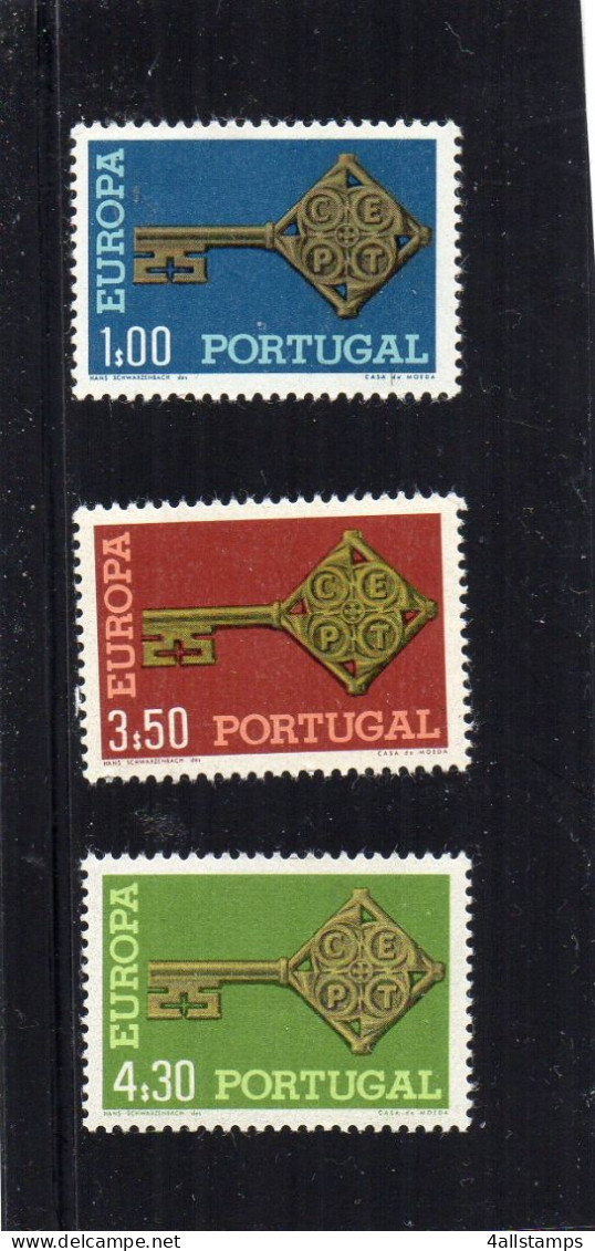 1968 Portugal Mi N°1051/1053 :** MNH, Postfris, Postfrisch , Neuf Sans Charniere - 1968