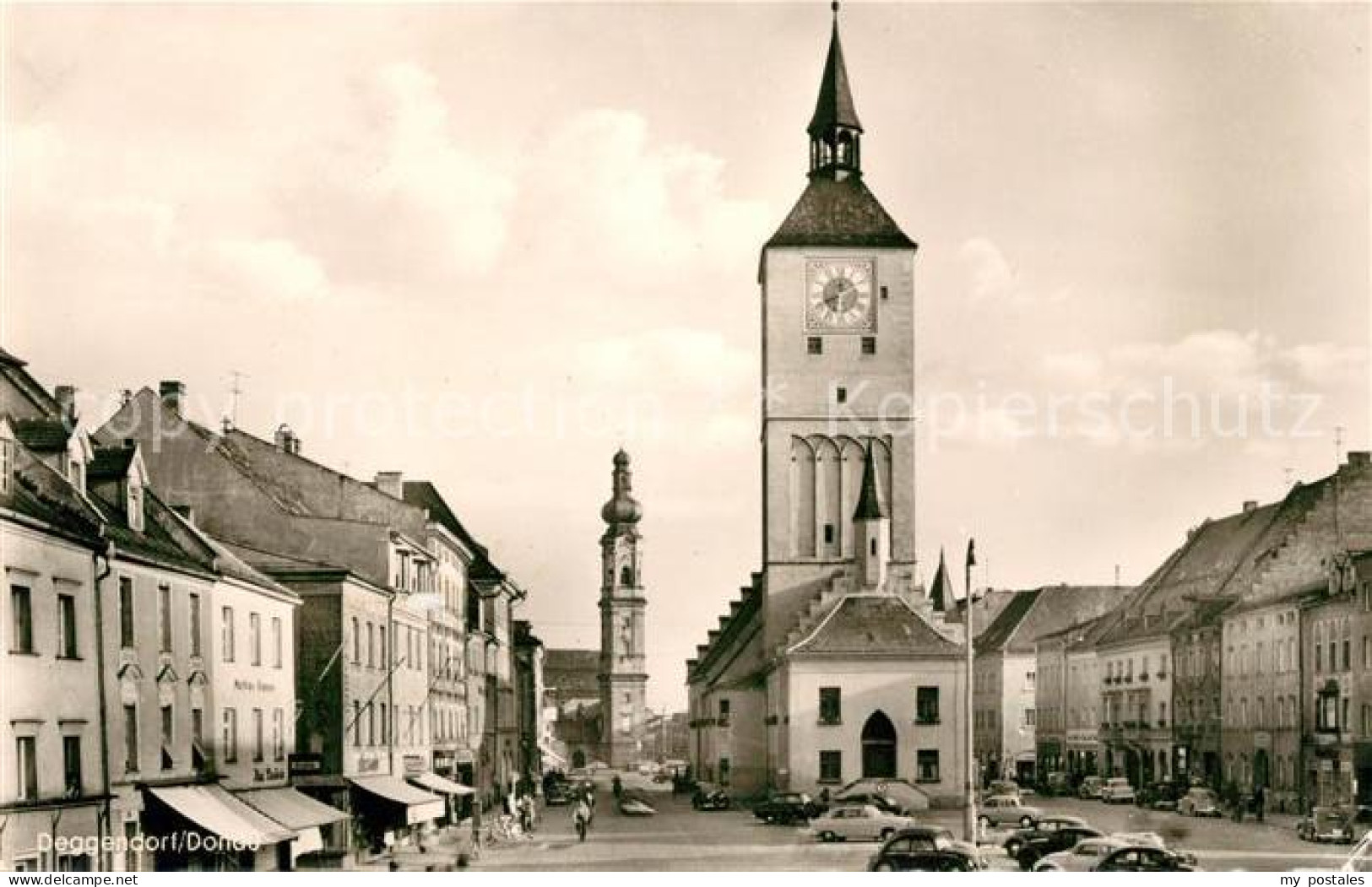 73035589 Deggendorf Donau Marktplatz Deggendorf Donau - Deggendorf