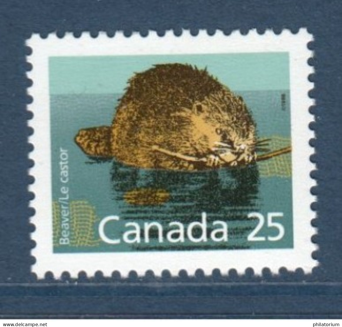 Canada, **, Yv 1070, Mi 1108 YA, SG 1267, Castor Du Canada (Castor Canadensis), - Neufs