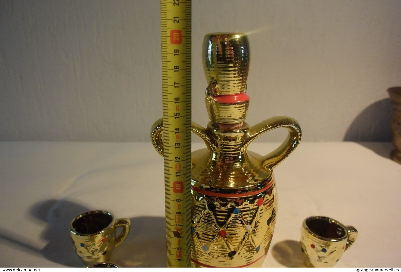 C69 Ancien Service à Liqueur - Carafe Et 6 Verre - Style Musulman - Sonstige & Ohne Zuordnung