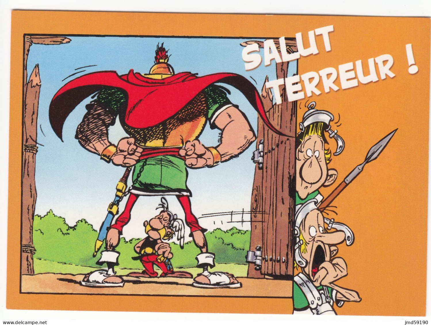 CP Neuve - ASTERIX OBELIX - ASTERIX Et Des ROMAINS " SALUT TERREUR " GOSCINNY Et  UDERZO De 1999 - Fumetti