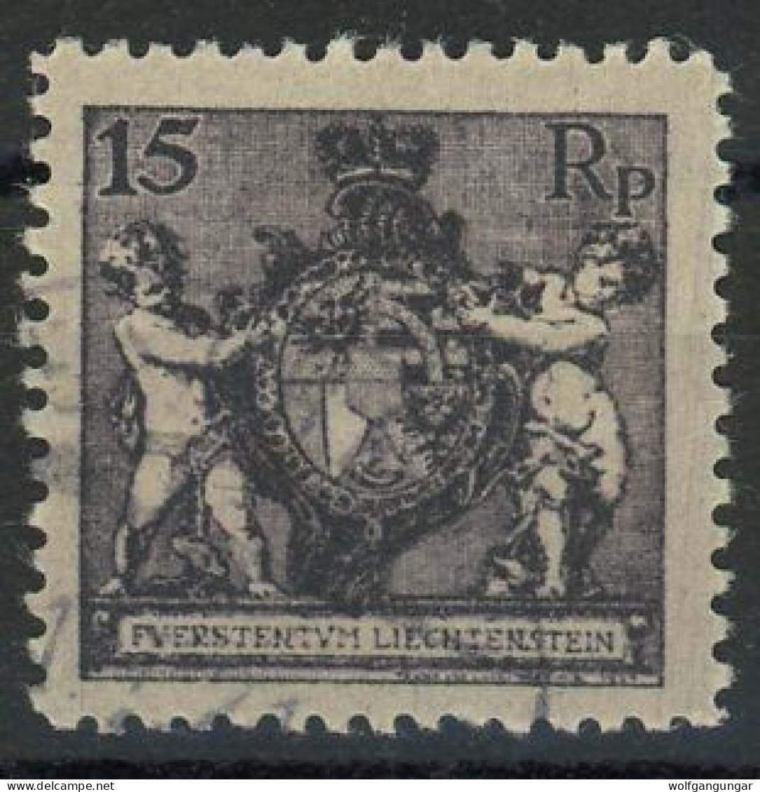 Liechtenstein 1921 Michel Nummer 52B Gestempelt - Gebraucht
