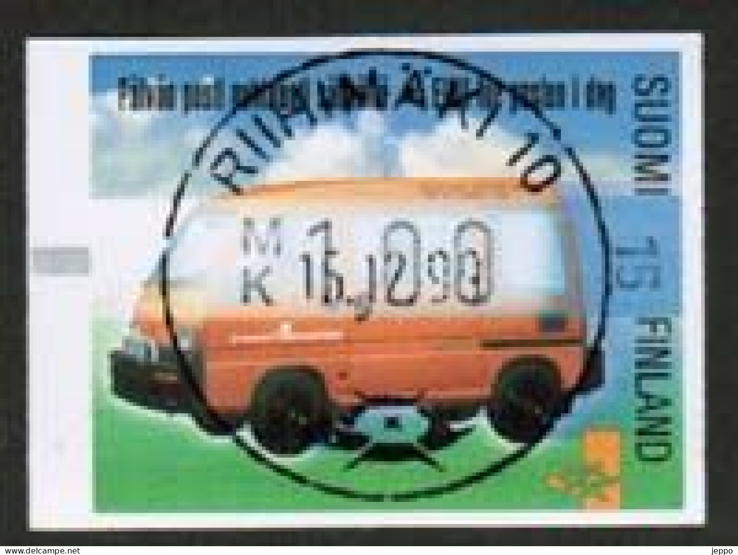 1999 Finland ATM Michel 33, Electric Post Car Fine Used Label. - Automaatzegels [ATM]
