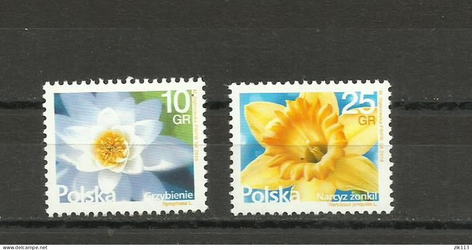 POLAND  2018 + 2015, FLOWERS,  MNH - Andere & Zonder Classificatie
