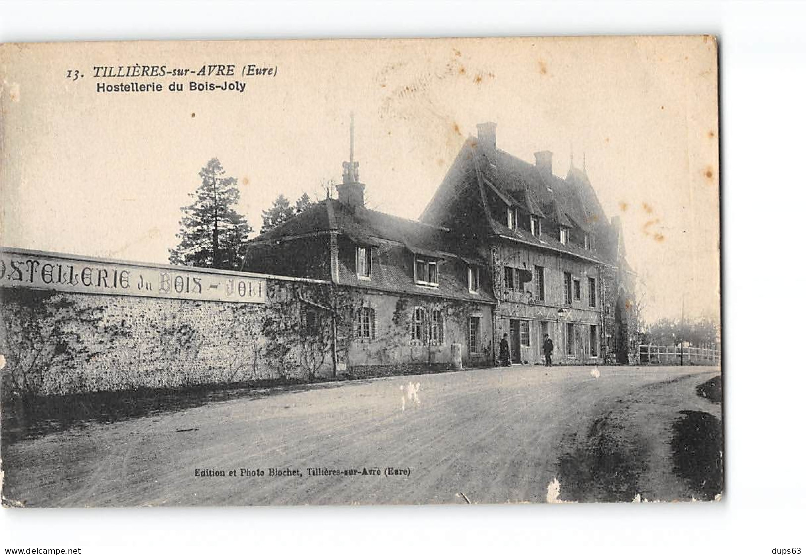 TILLIERES SUR AVRE - Hostellerie Du Bois Joly - Très Bon état - Tillières-sur-Avre