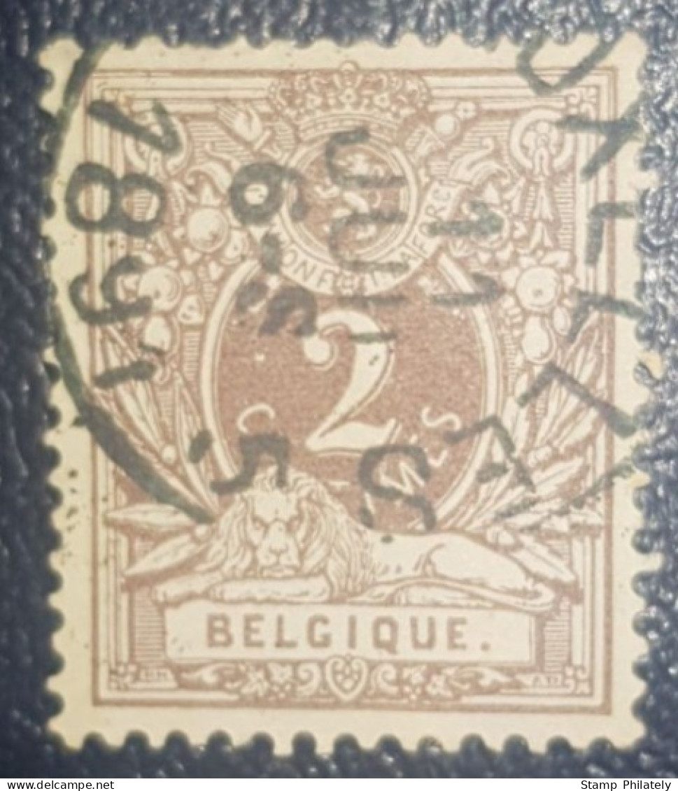 Belgium 2C Used Postmark Stamp 1891 Cancel Classic - Otros & Sin Clasificación