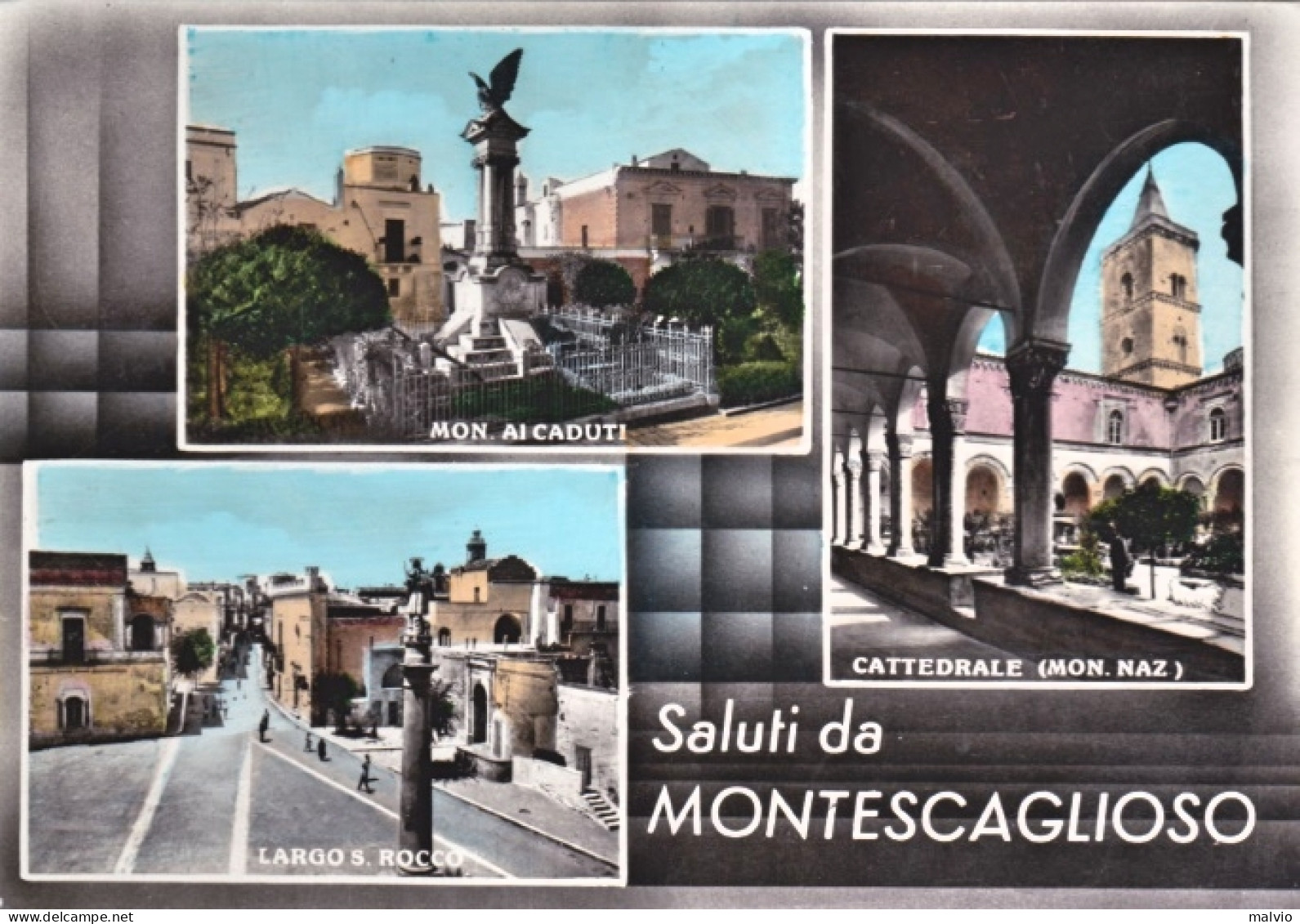 1963-Matera Montescaglioso Tre Belle Vedute, Cartolina Viaggiata - Matera
