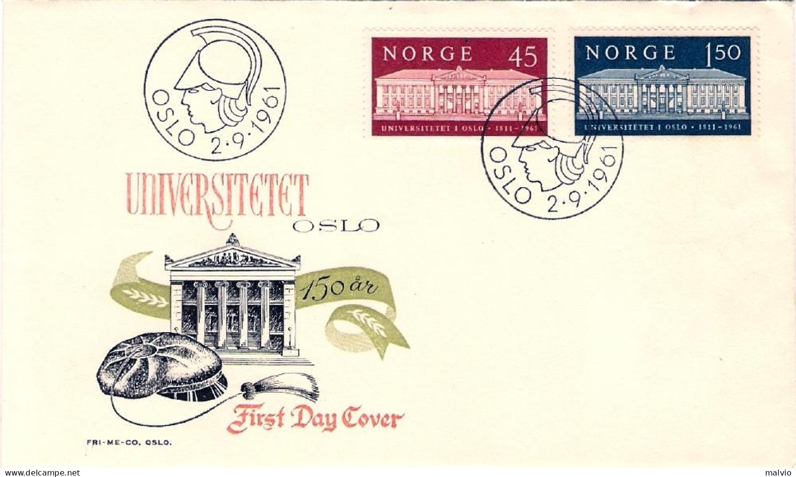 1961/84-Norvegia Tre Serie Quattro Valori Su Tre Fdc Illustrate - FDC