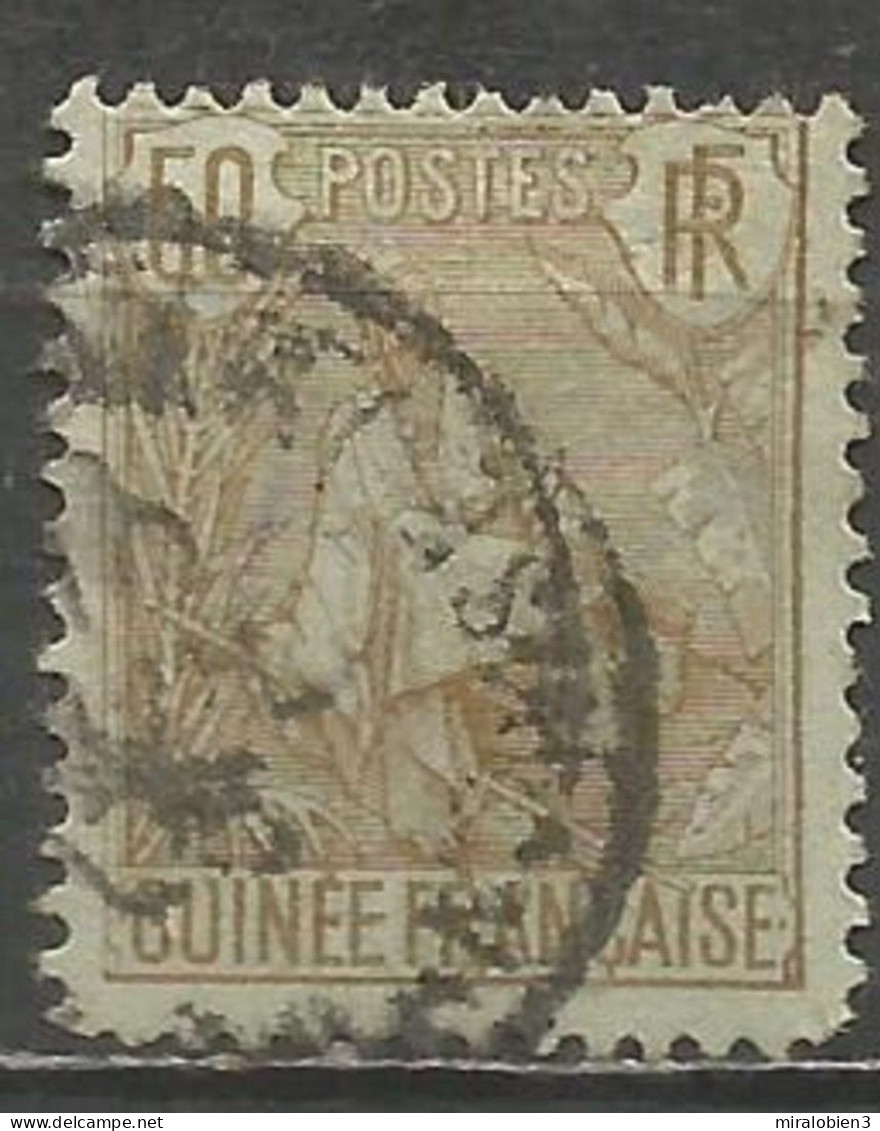 GUINEA FRANCESA YVERT NUM. 28 USADO --PRECIO MUY REBAJADO-- - Used Stamps