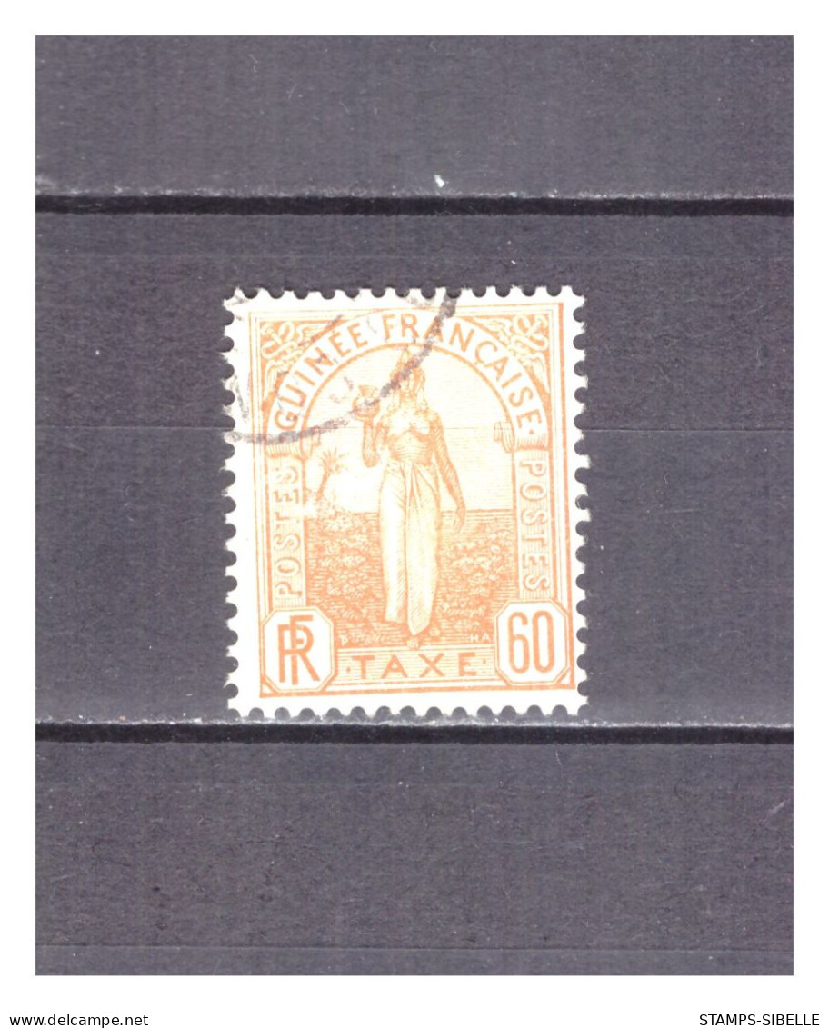 GUINEE . TAXE N ° 6 .  60  C   OBLITERE   .  SUPERBE . - Used Stamps