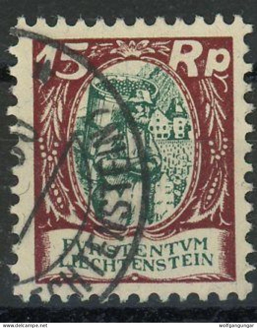 Liechtenstein 1927 Michel Nummer 69 Gestempelt - Gebruikt