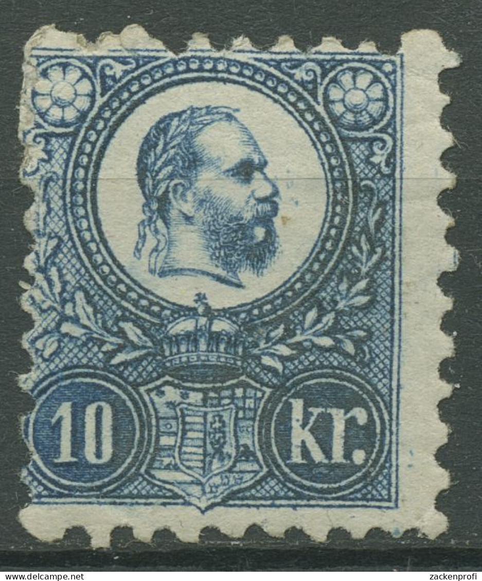 Ungarn 1871 König Franz Josef 11 A Mit Falz, Gummi Brüchig - Ungebraucht