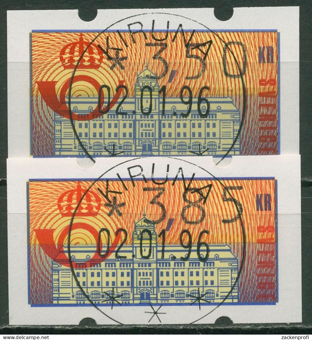 Schweden ATM 1992 Hauptpostamt Versandstellensatz, ATM 2 I S10 Gestempelt - Machine Labels [ATM]