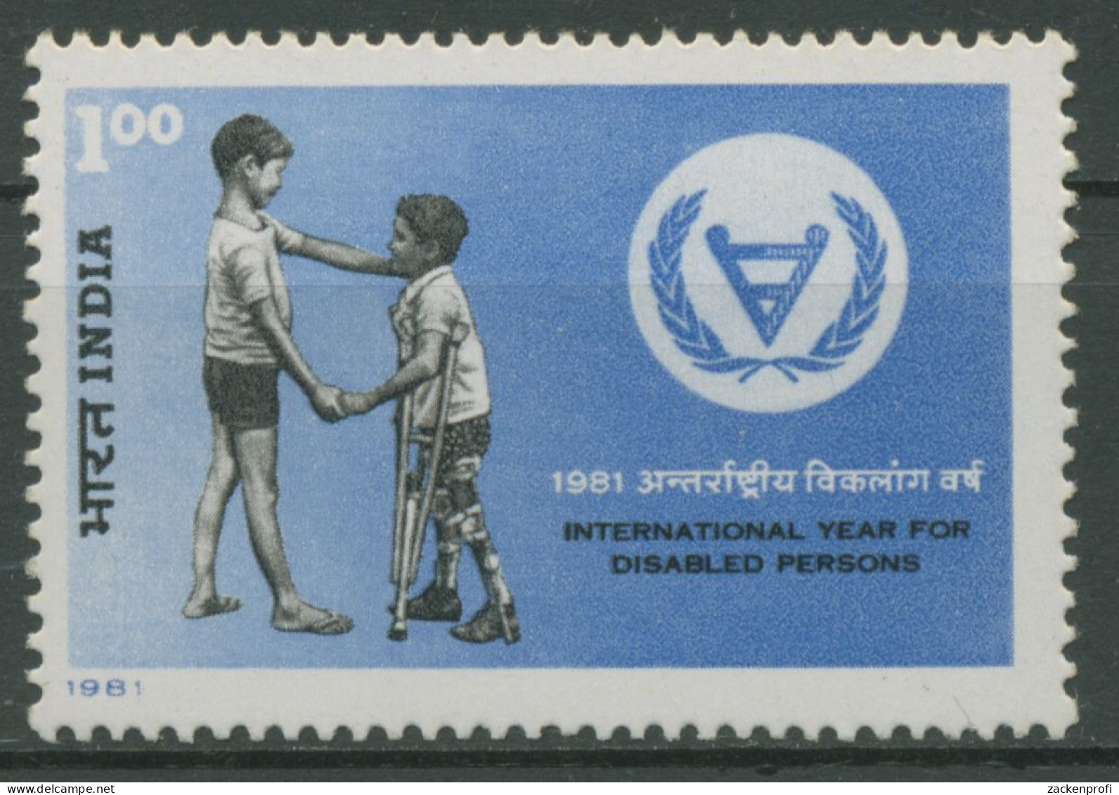 Indien 1981 Jahr Der Behinderten 866 Postfrisch - Nuevos