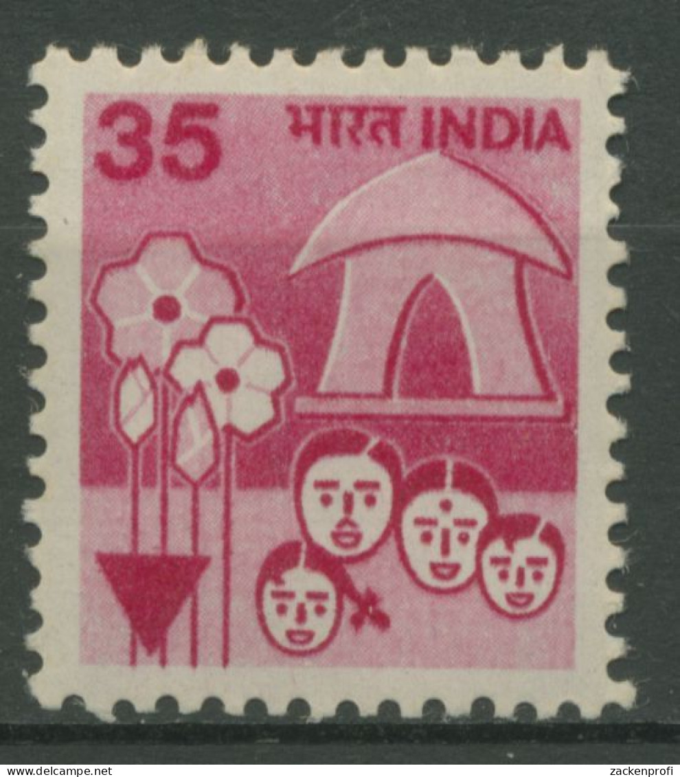 Indien 1982 Landwirtschaft Blumen 819 Y C I Postfrisch - Unused Stamps