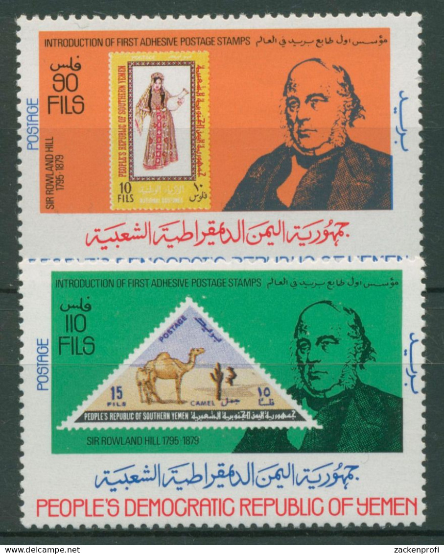 Jemen (Südjemen) 1979 Postmeister Rowland Hill 242/43 Postfrisch - Jemen