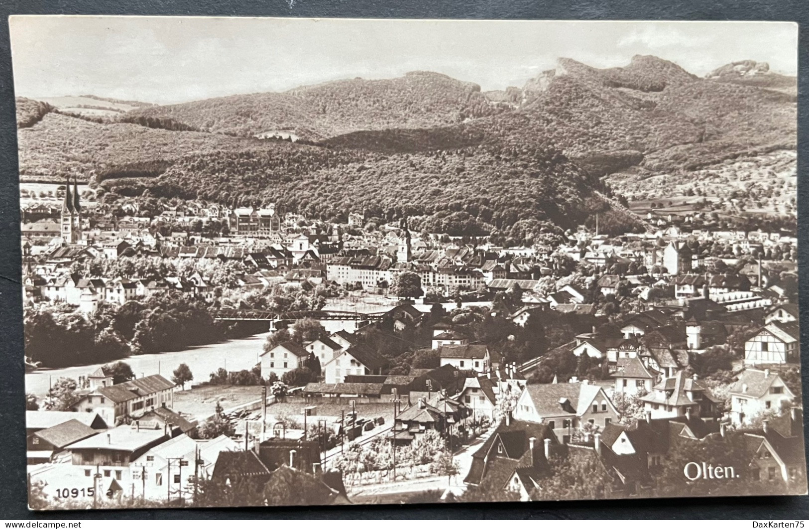 Olten Ansicht/ Fotokarte Stempel 1927 - Olten