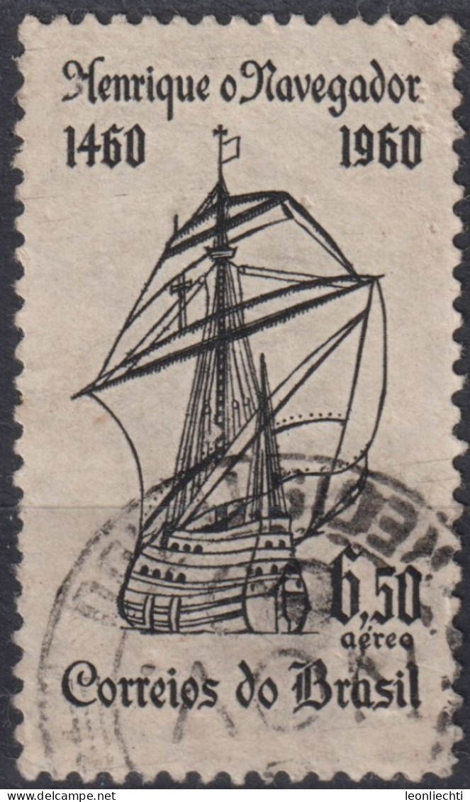 1960 Brasilien AEREO ° Mi:BR 987, Sn:BR C102, Yt:BR PA89, Henry The Navigator - Used Stamps