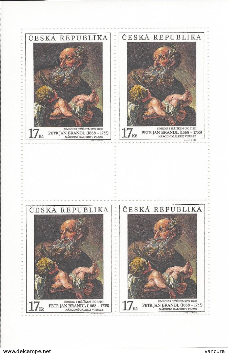 ** 276 Czech Republic Petr Jan Brandl, Simeon And Little Jesus 2000 - Religieux