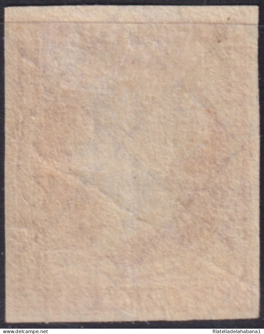 1856-145 CUBA ANTILLES 1856 2r WITH LINE WATERMARK UNUSED. HIGHT VALUE.  - Prefilatelia