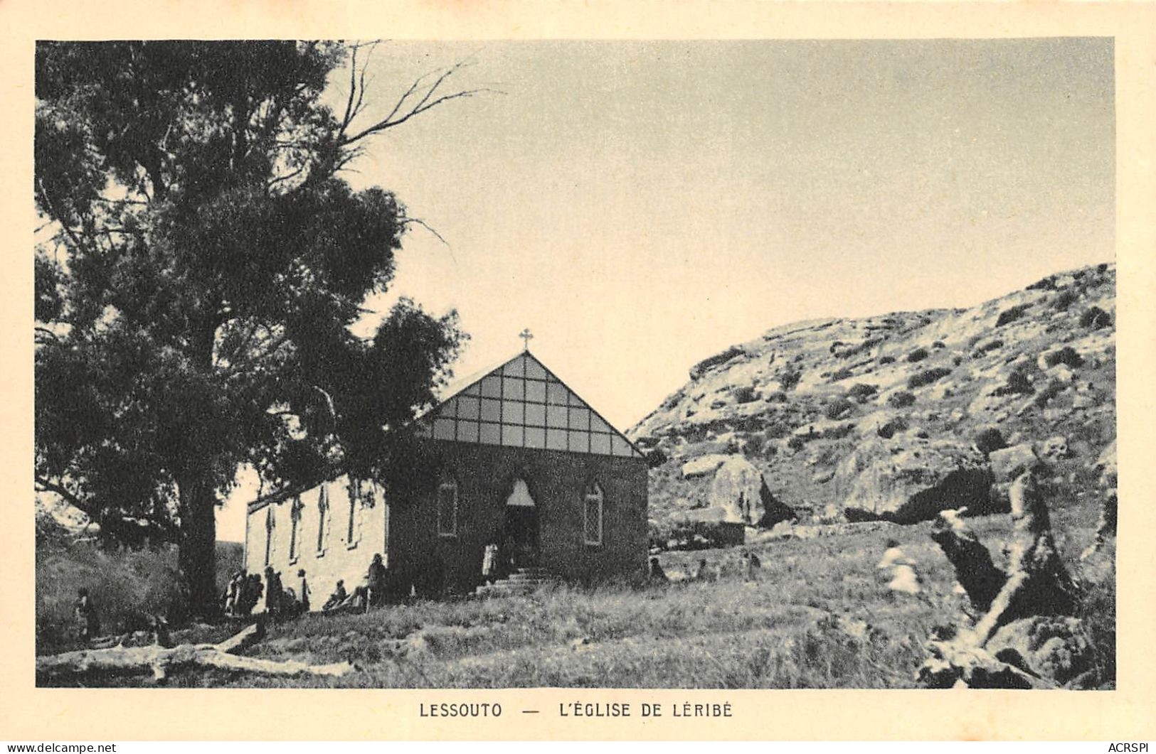 LESOTHO Lessouto église De Léribé Carte Vierge Non Circulé éditions Braun (Scans R/V) N° 2 \MP7102 - Lesotho