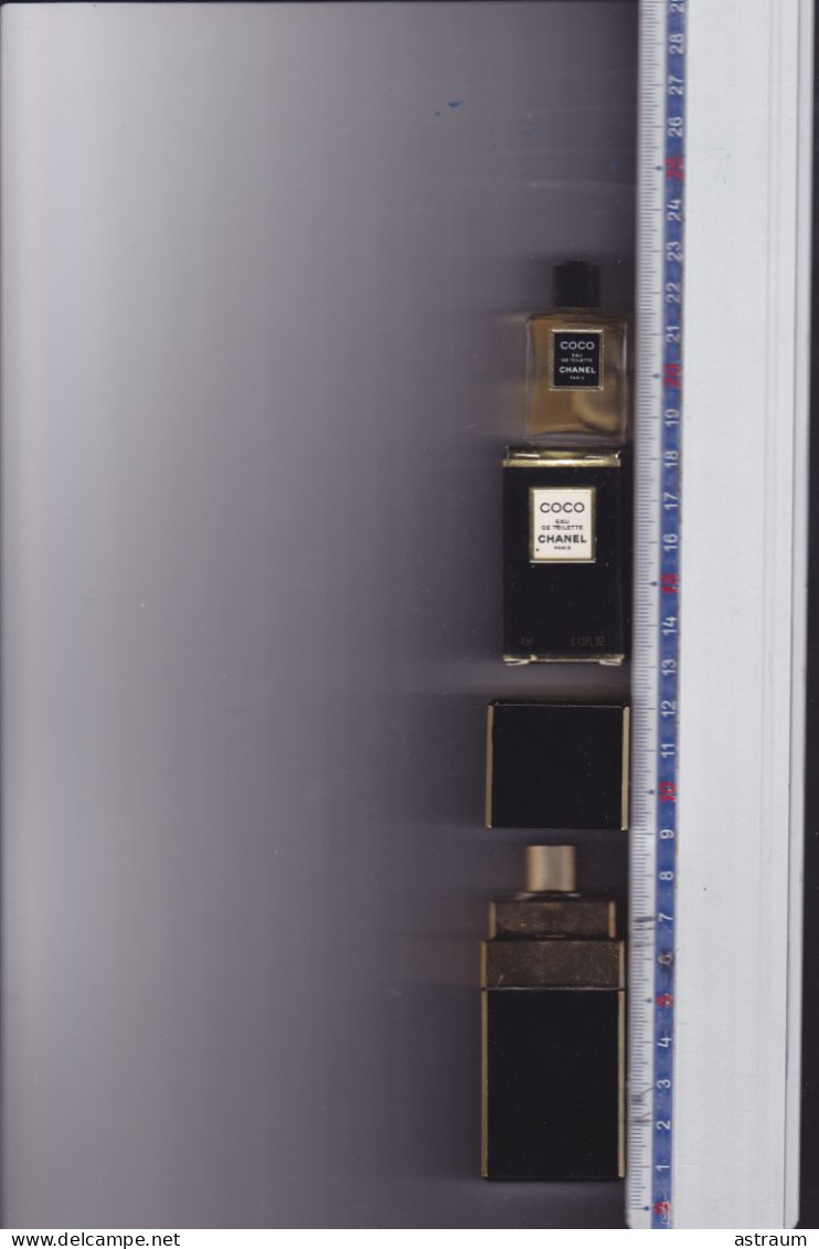 Ensemble Flacon Vaporisateur Rechargeable Vide 7,5ml + Miniature Ancienne Pleine EDT 4ml - Chanel - Coco - - Miniatures Femmes (avec Boite)