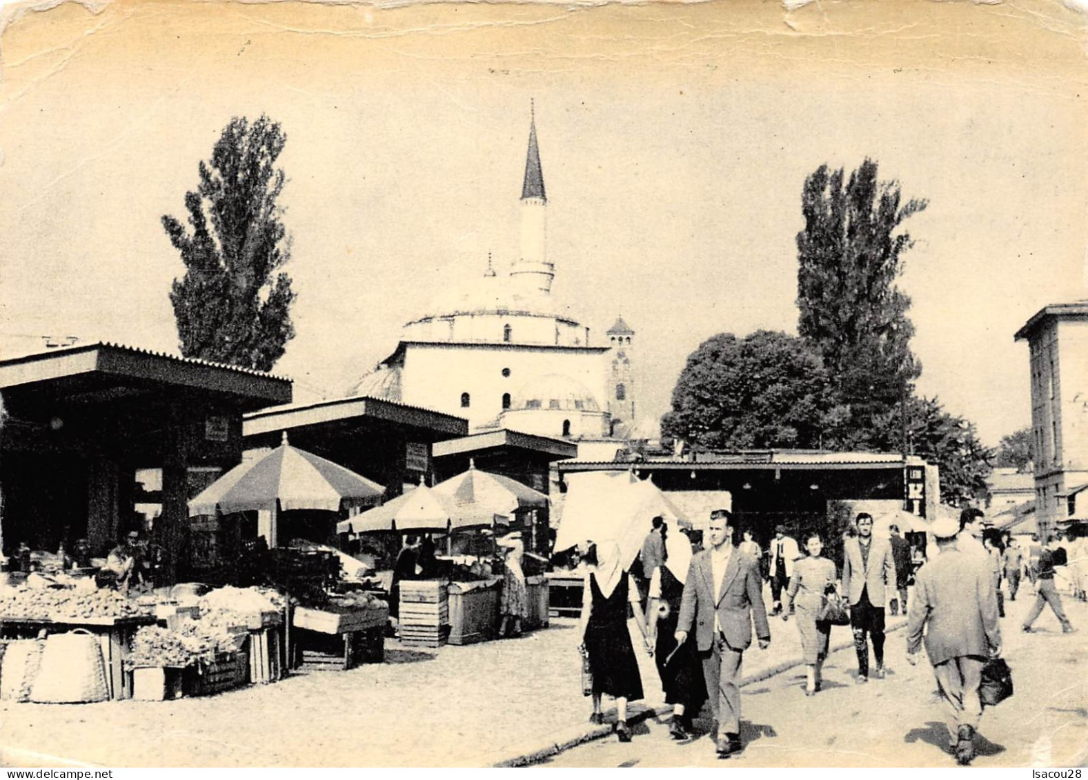 CP SARAJEVO BASILIQUE MARCHE ANIMEE RARE NON DATEE VOIR SCAN - Bosnie-Herzegovine